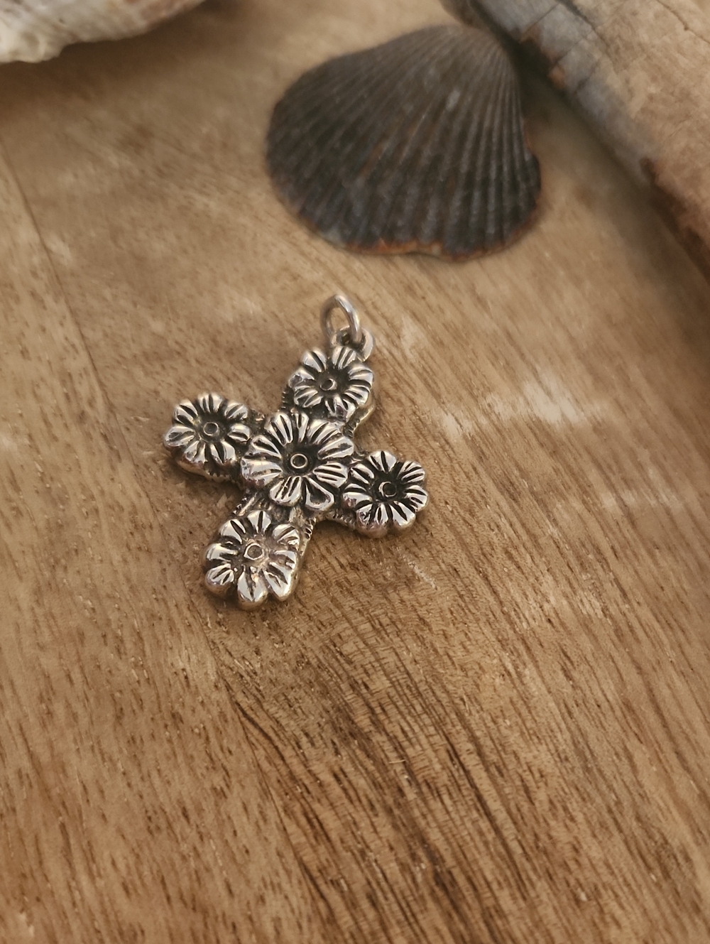 James Avery Margarita Cross Pendant/charm Vintage Sterling Silver